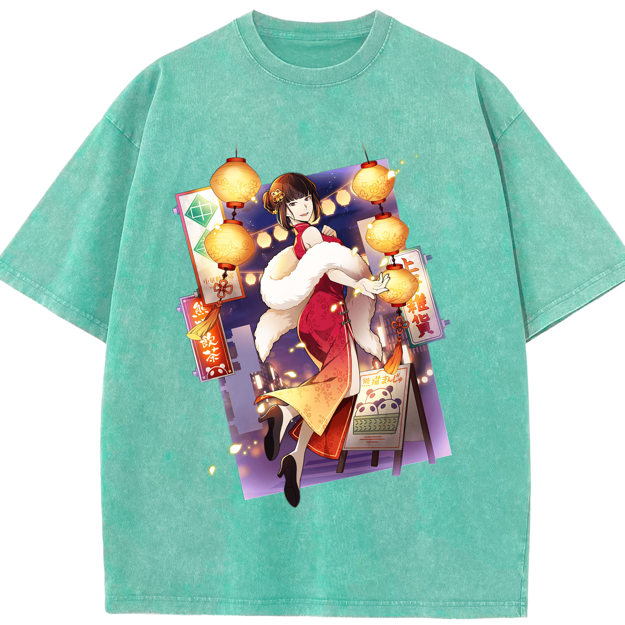 （画像用） 文豪ストレイドッグス Bungo Stray Dogs 綿100% ヴィンテージ風 半袖Tシャツ（フロントプリント）